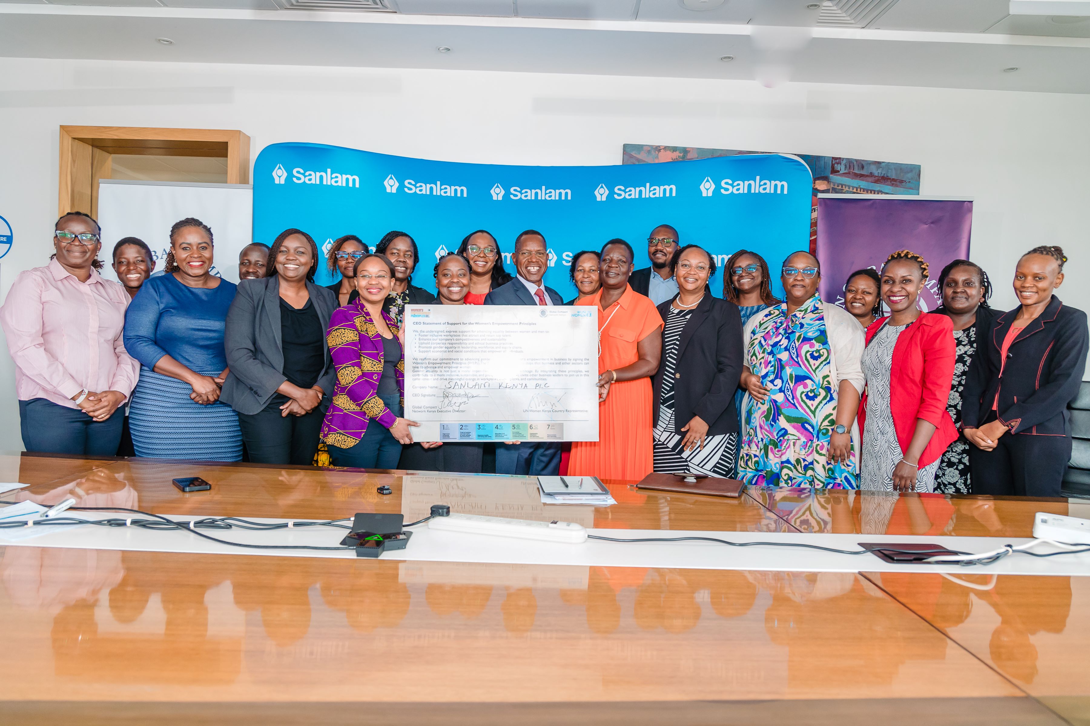 Sanlam Kenya WEPs Signing Ceremony 