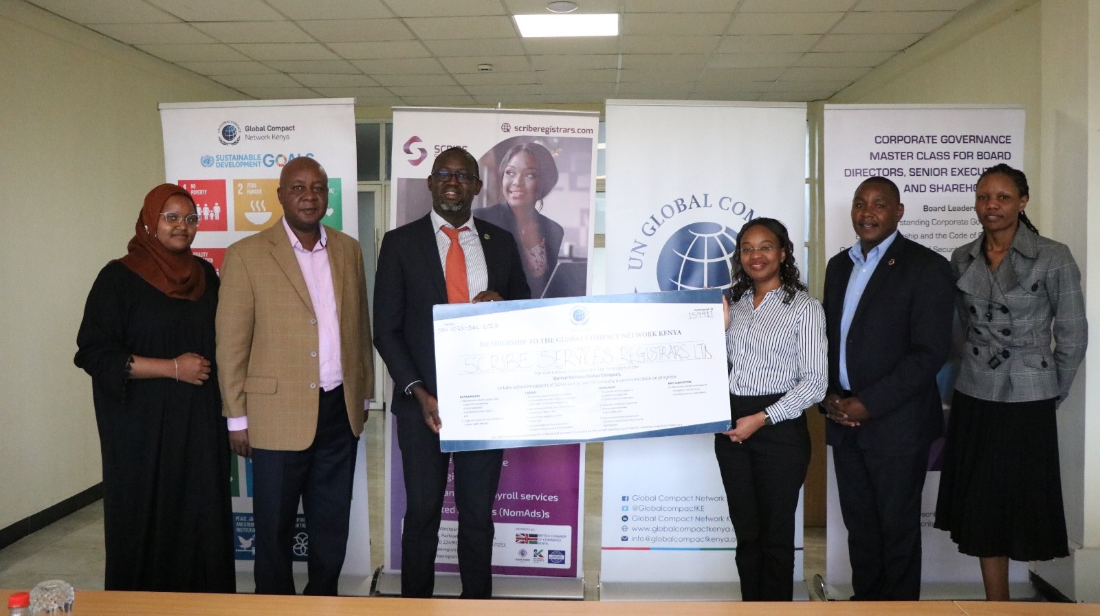 Scribe Services Registrars joins UN Global Compact