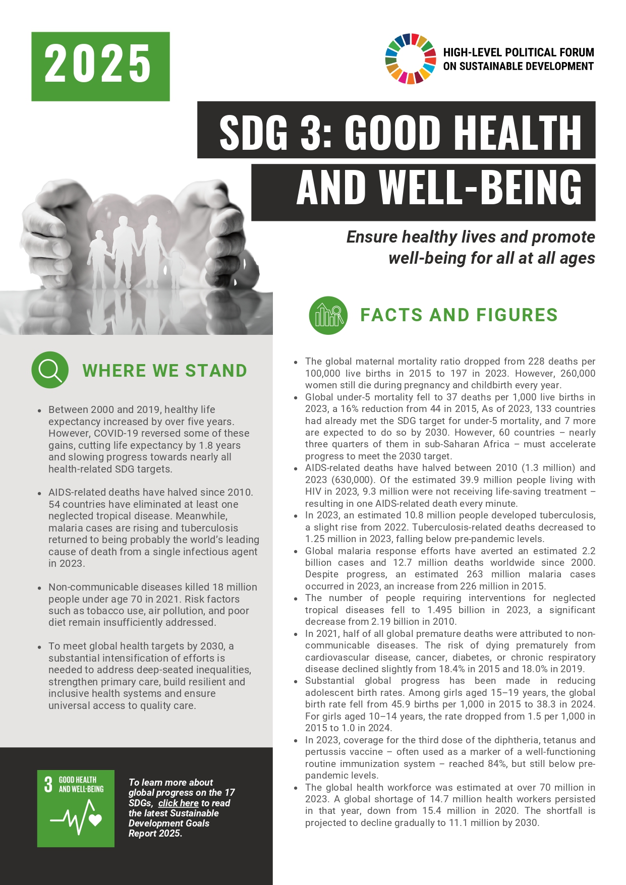 Fact Sheets - SDG Report 2025